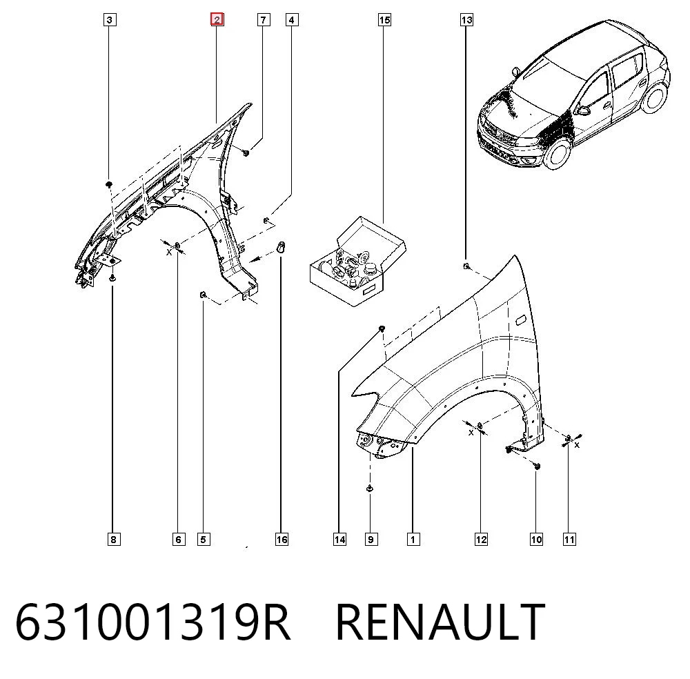 631001319R Renault (RVI)