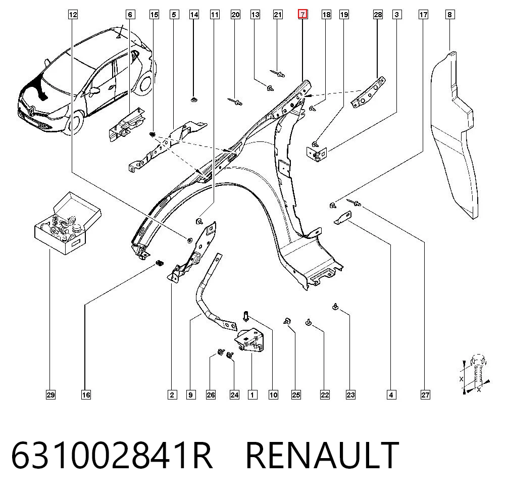 631002841R Renault (RVI)