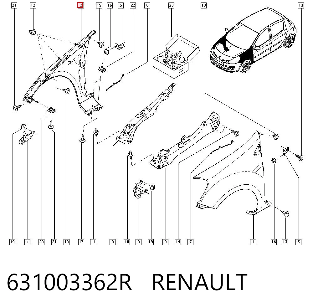 631003362R Renault (RVI)