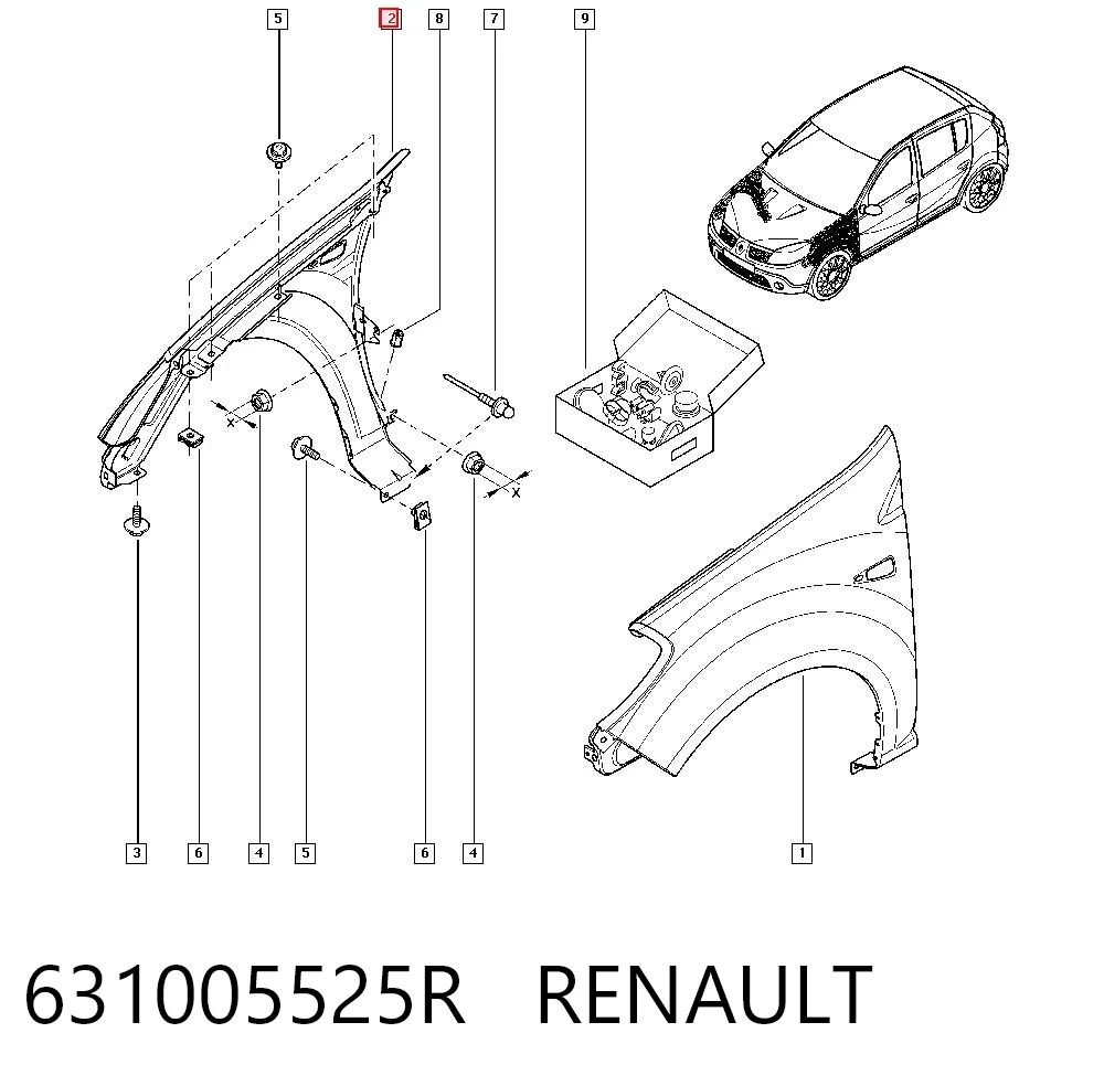 631005525R Renault (RVI)