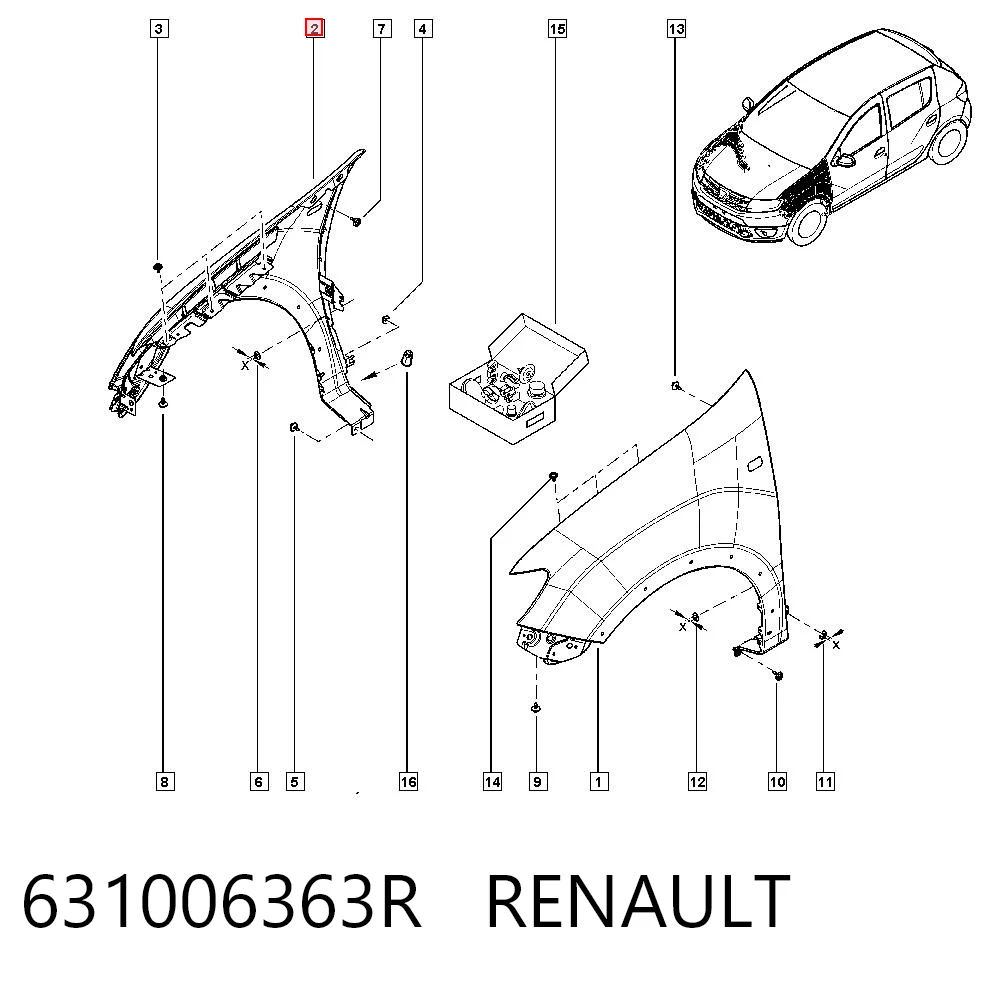 631006363R Renault (RVI)