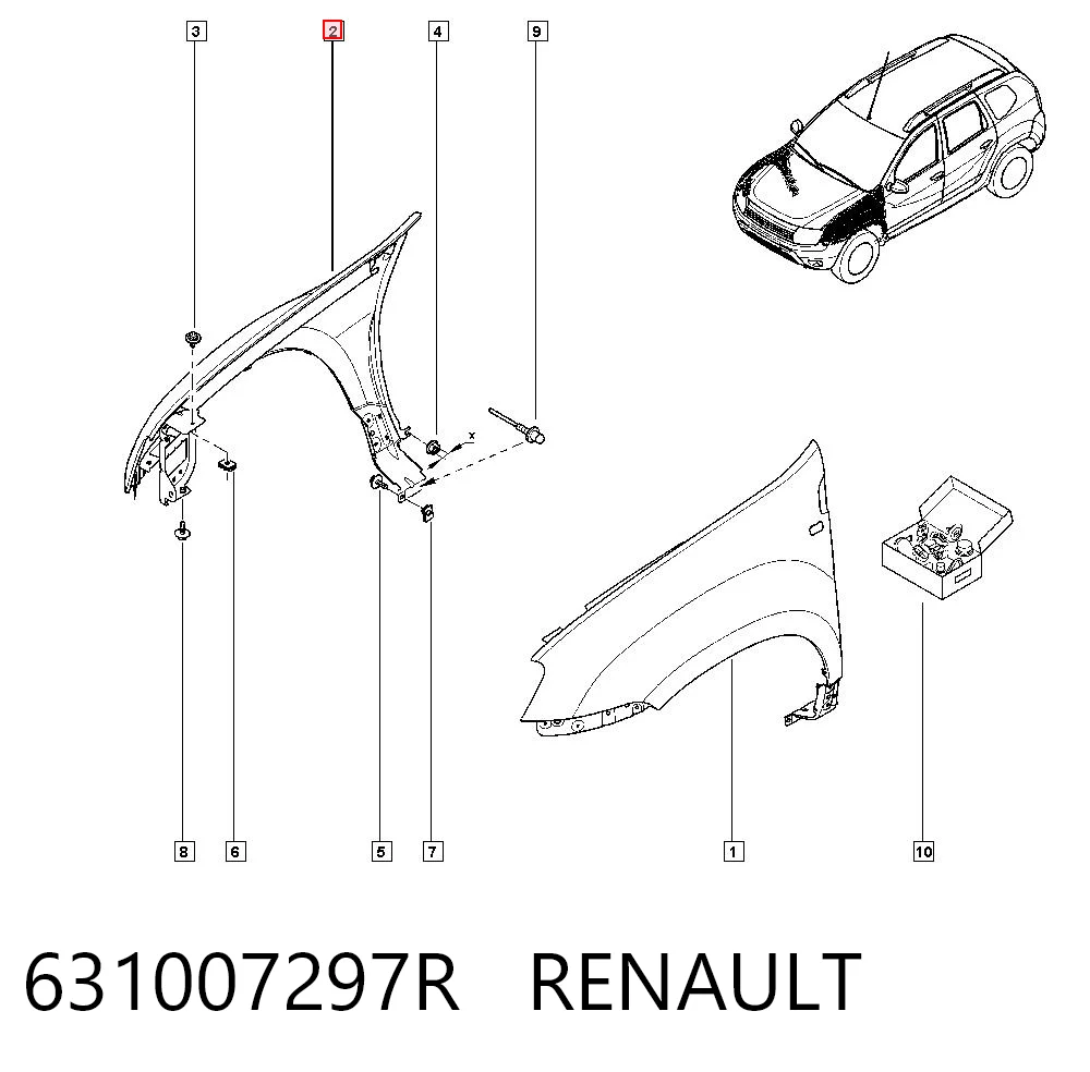 631007297R Renault (RVI)