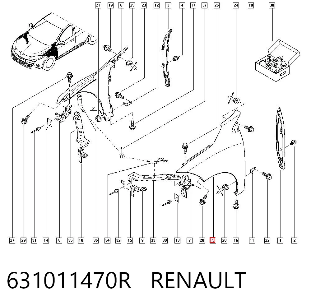 631011470R Renault (RVI)