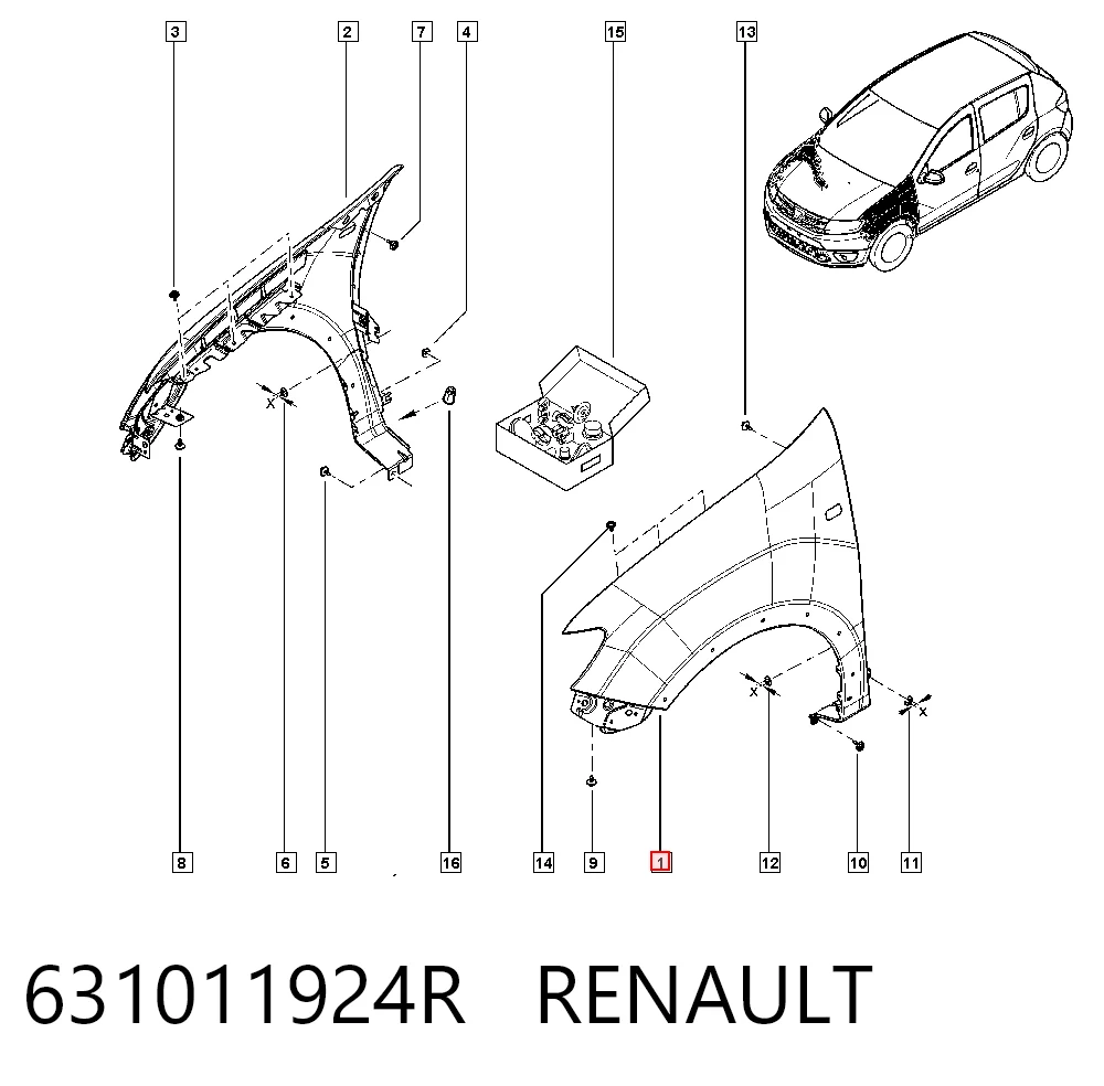 631011924R Renault (RVI)