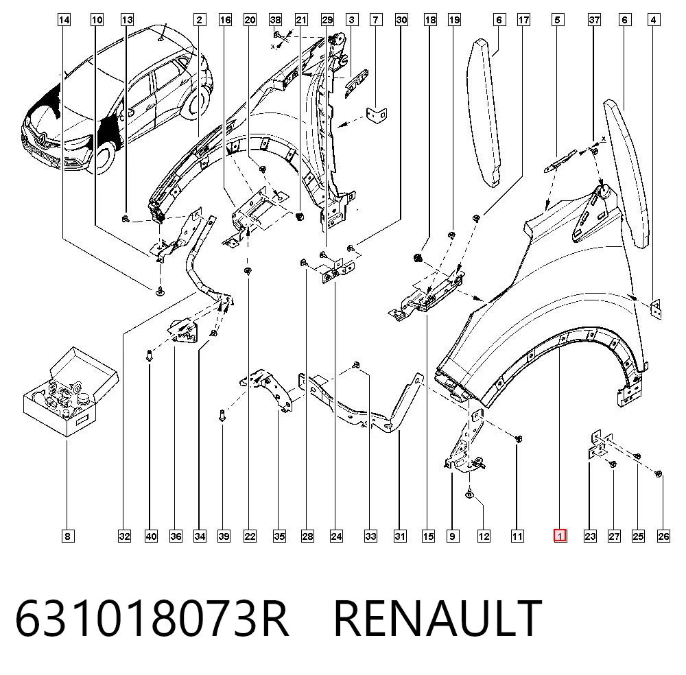631018073R Renault (RVI)
