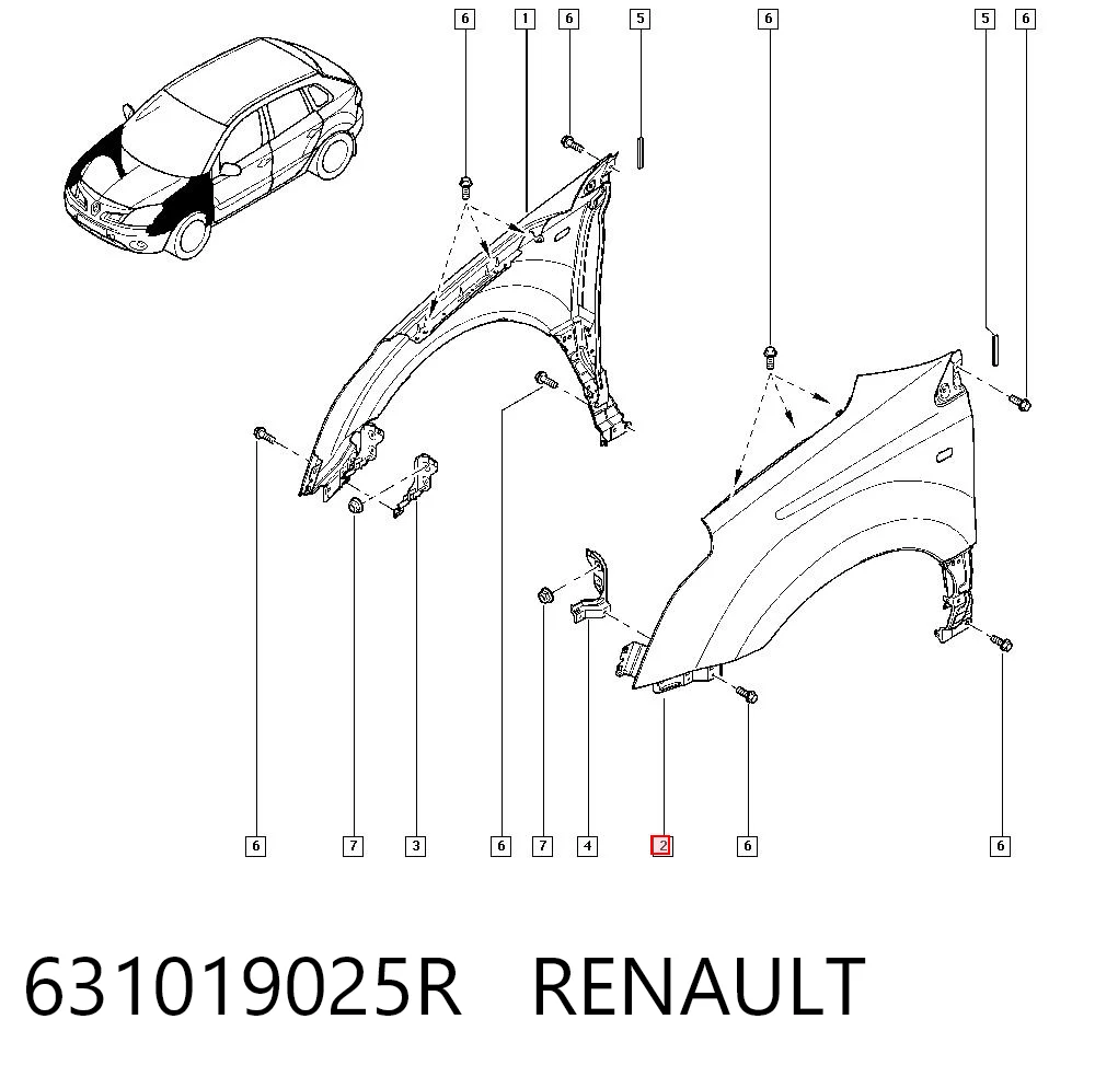 631019025R Renault (RVI)