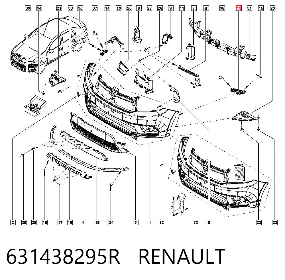 631438295R Renault (RVI)