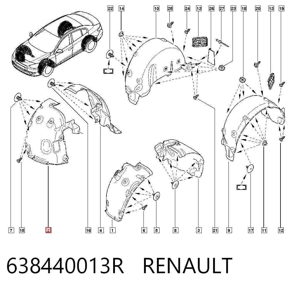 638440013R Renault (RVI)