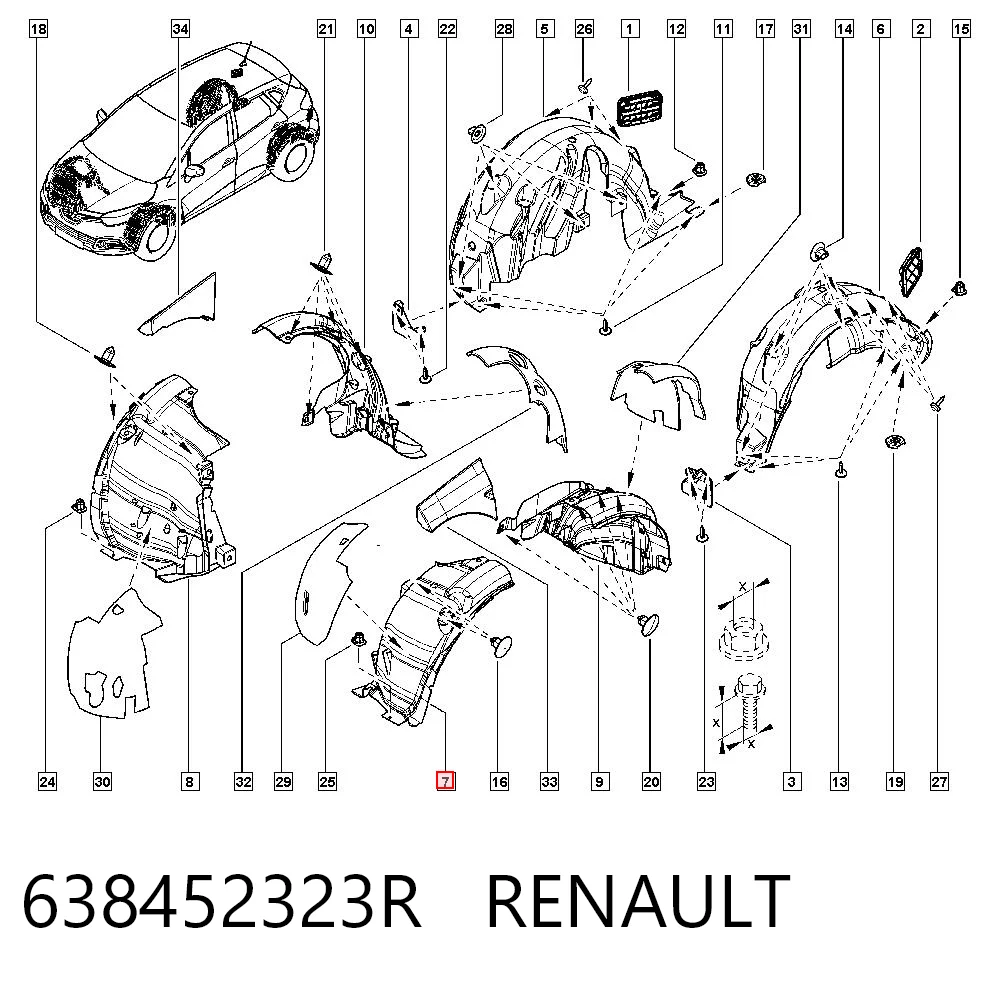 638452323R Renault (RVI)