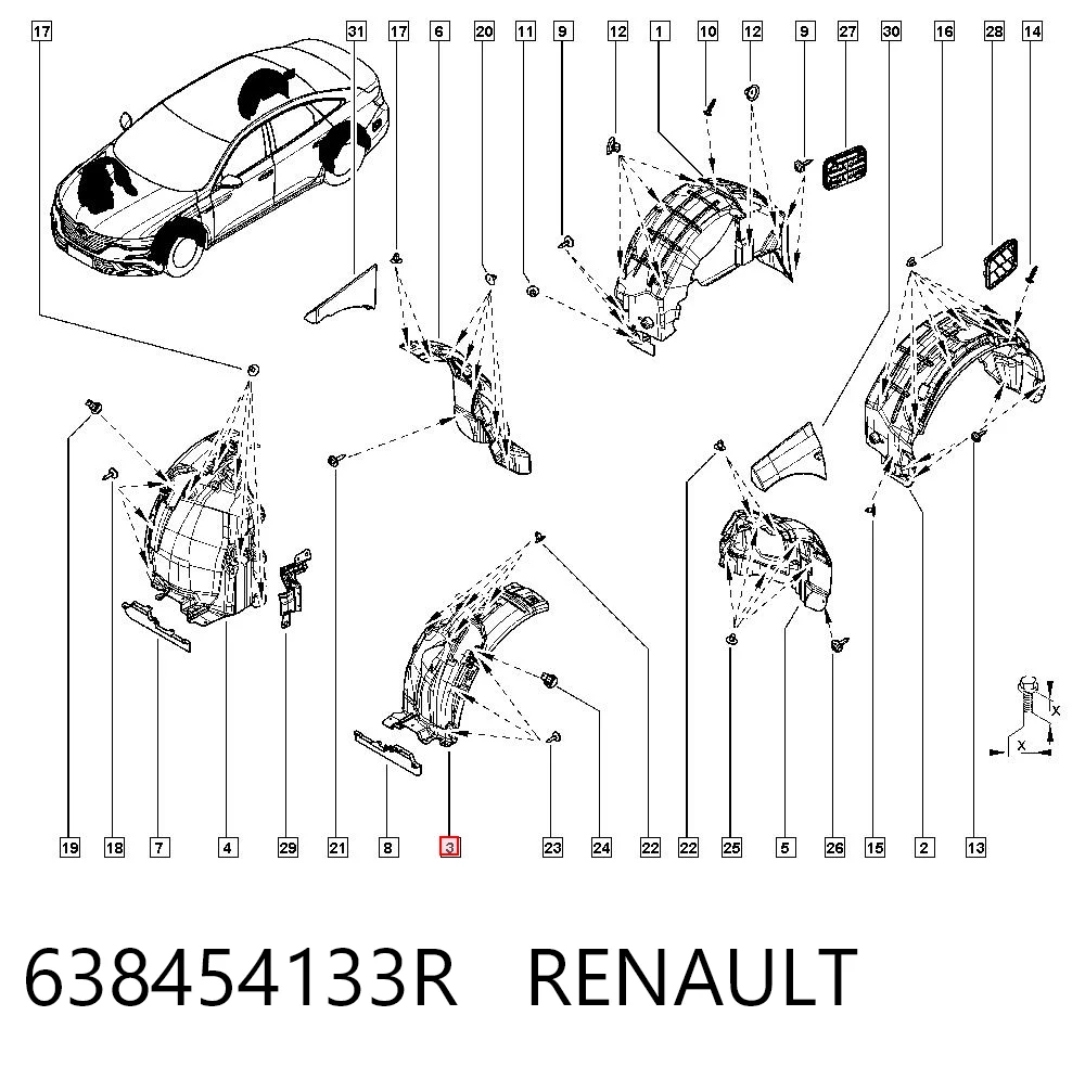 638454133R Renault (RVI)