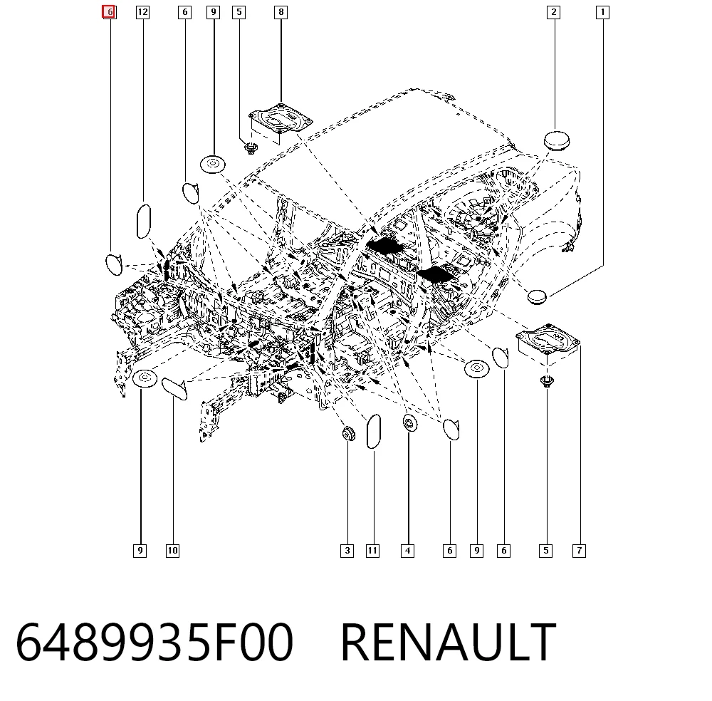 6489935F00 RENAULT