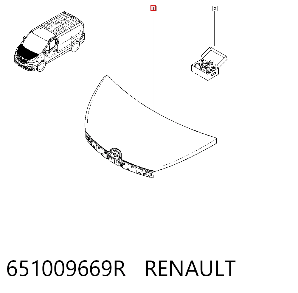 Comprar Capó Renault Trafic III EG a bajo precio