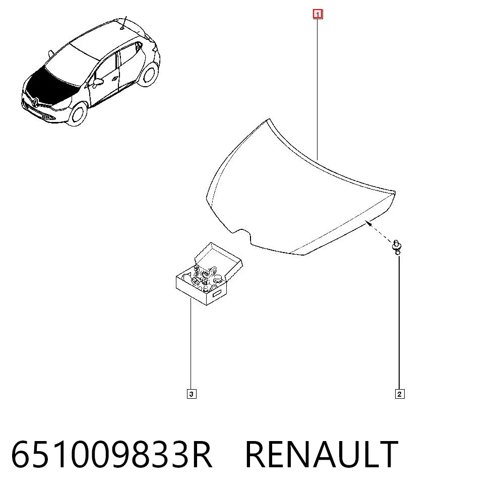 Comprar Capó Renault Clio IV BH a bajo precio