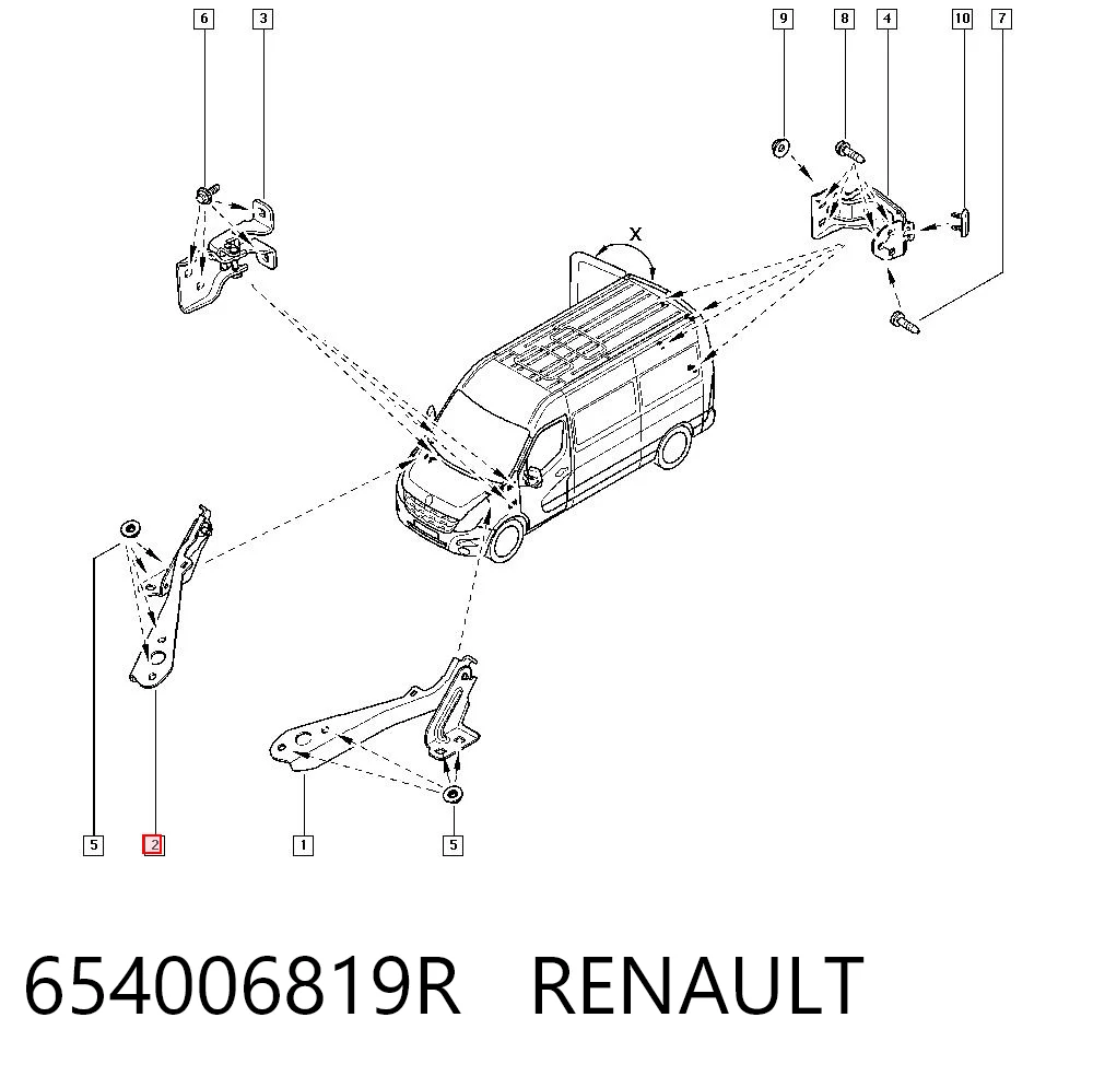 654006819R Renault (RVI)