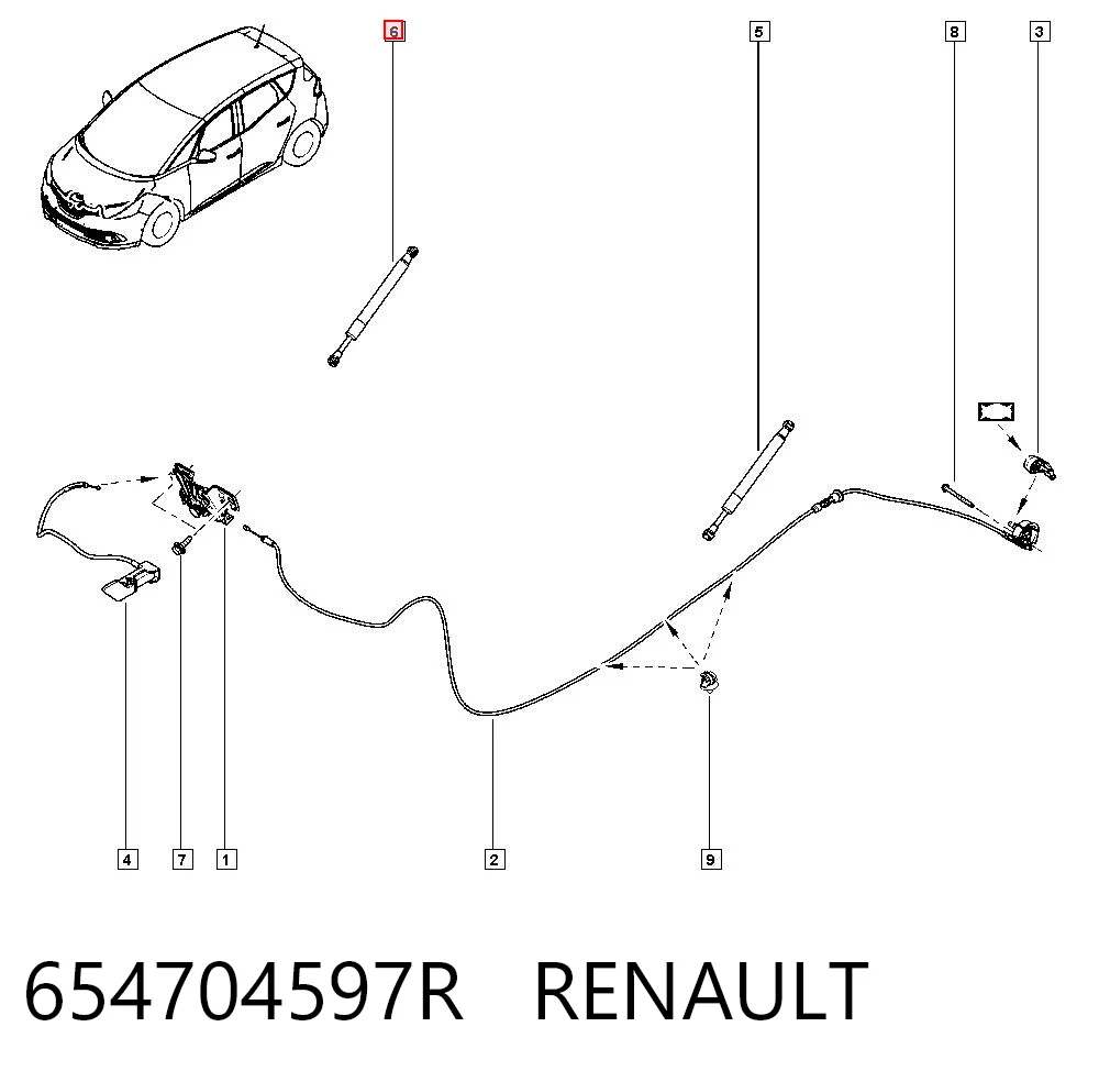 654704597R Renault (RVI)