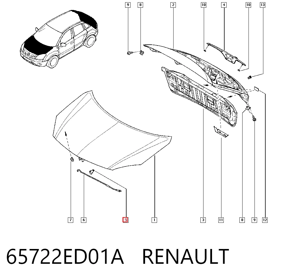 65722ED01A Renault (RVI)