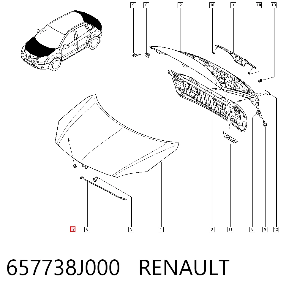 657738J000 Renault (RVI)