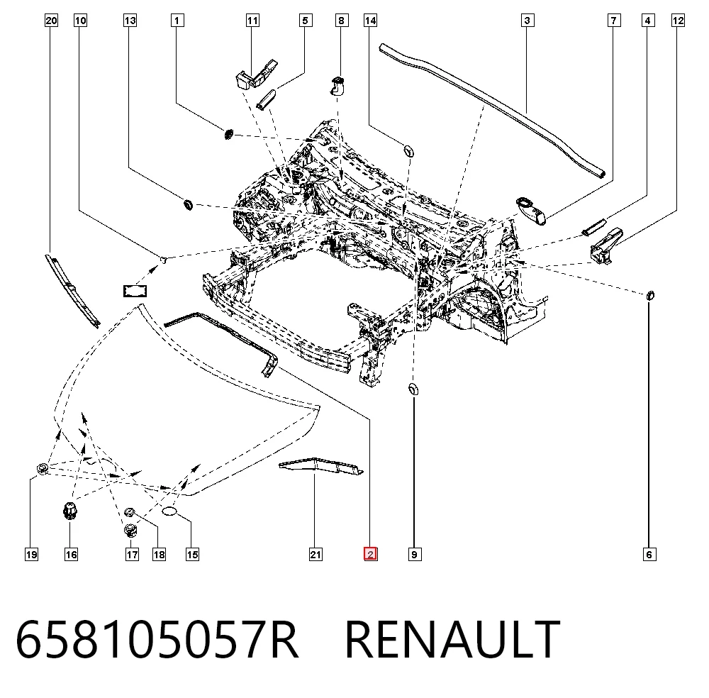 Anillo retén cigüeñal para Renault Fluence  L3