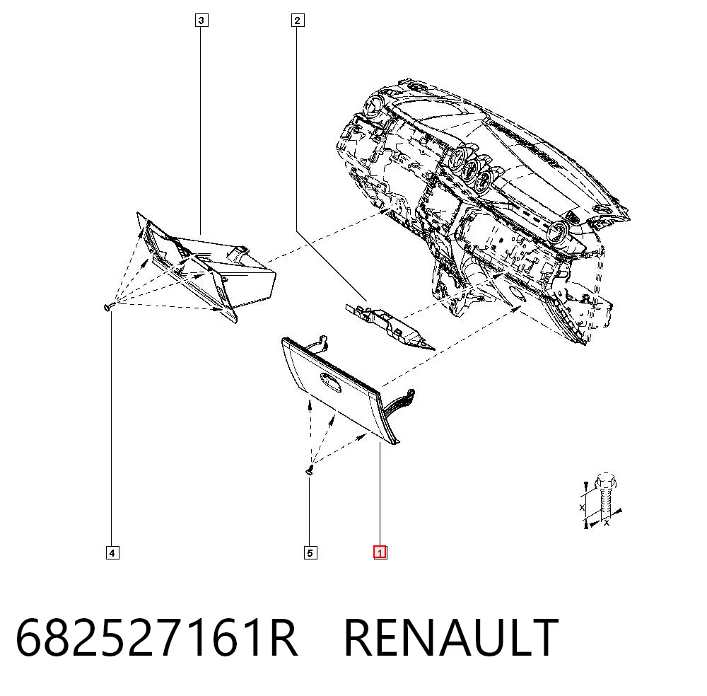 Comprar Guantera Renault DUSTER II HM a bajo precio