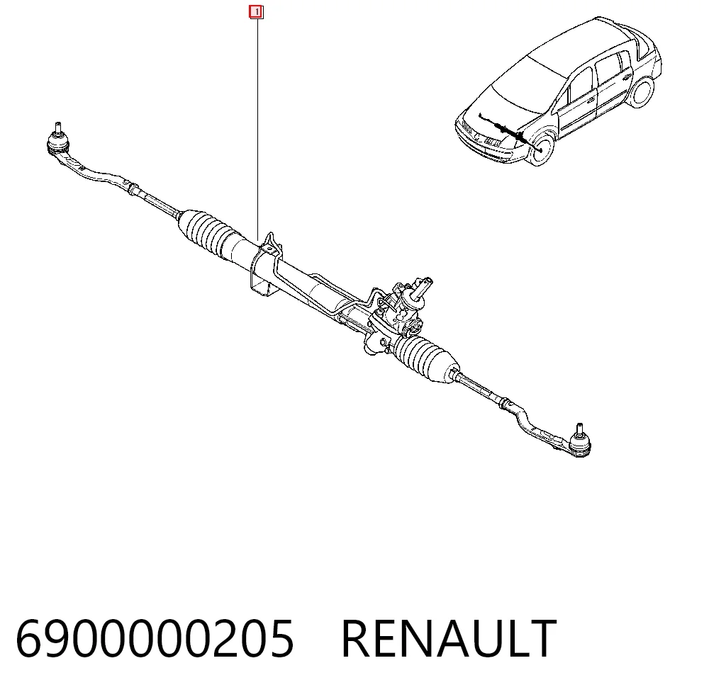 Comprar Cremallera de dirección Renault Laguna II BG0, BG1