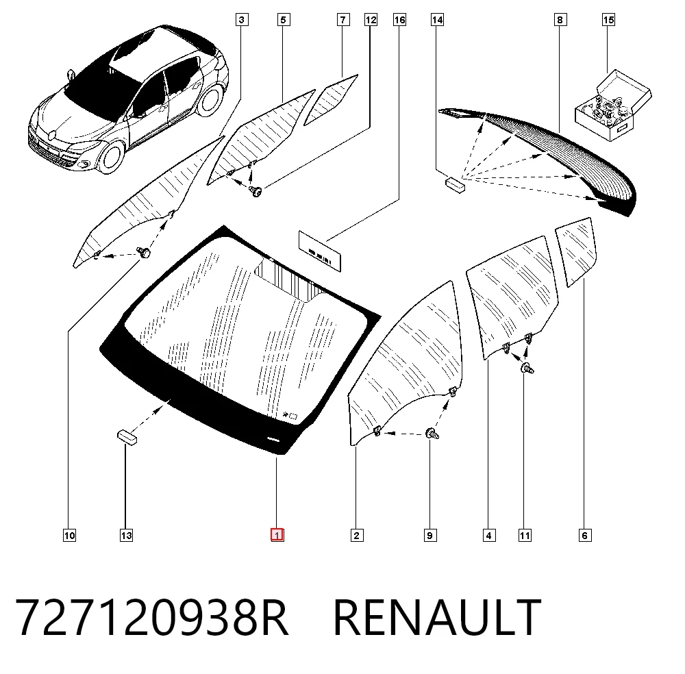 Parabrisas 727120938R RENAULT