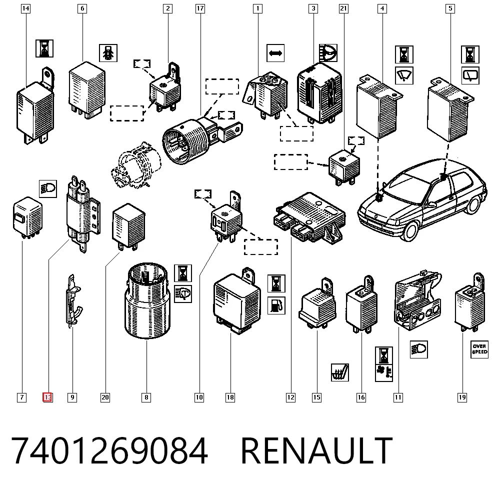 7401269084 Renault (RVI)