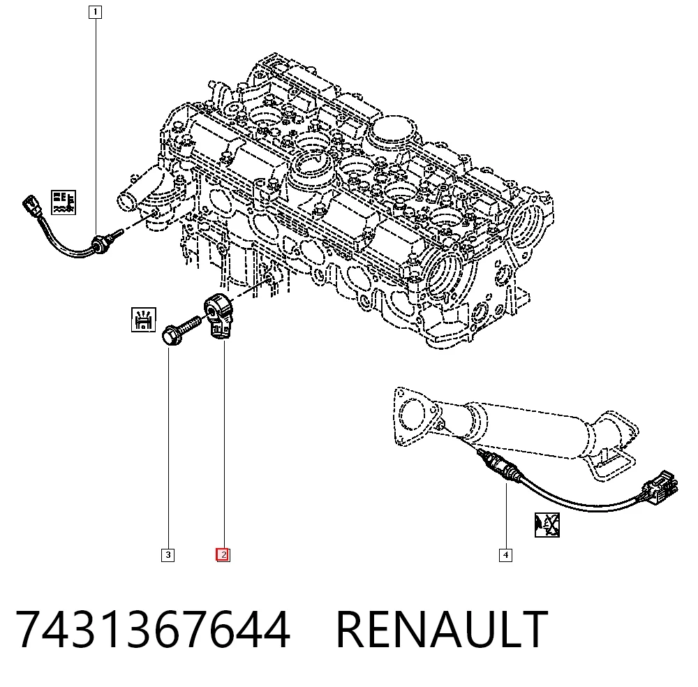 Sensor de detonacion para Ford Sierra GBC,GBG