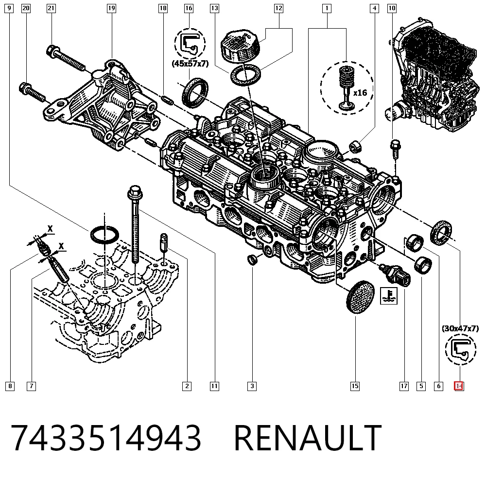 7433514943 Renault (RVI)