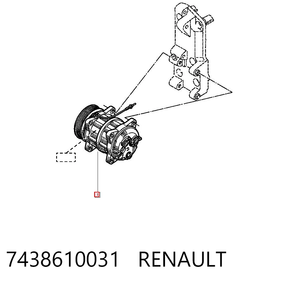 Compresor climatizador Renault Laguna I (1993-2002)