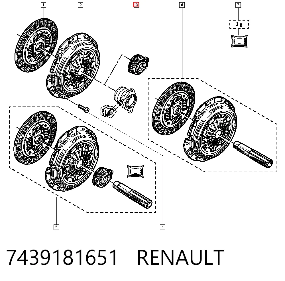 Comprar Cojinete de embrague Volvo V70 I LV