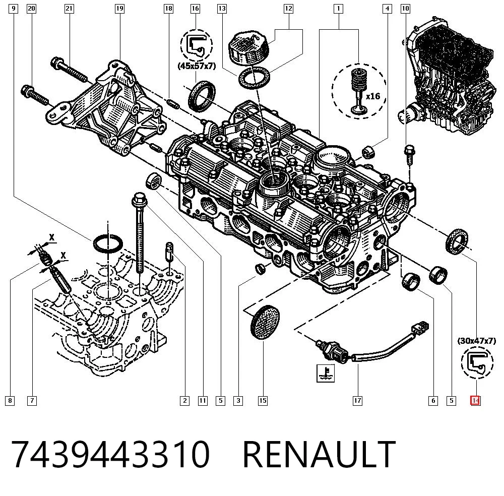 7439443310 Renault (RVI)