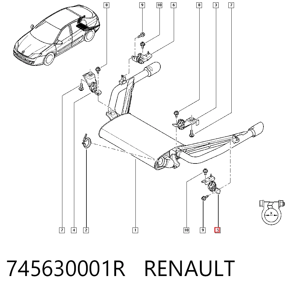 745630001R Renault (RVI)