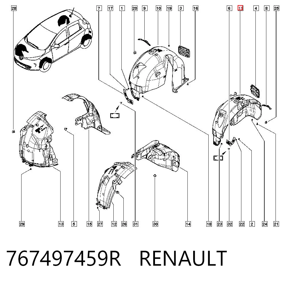 767497459R Renault (RVI)