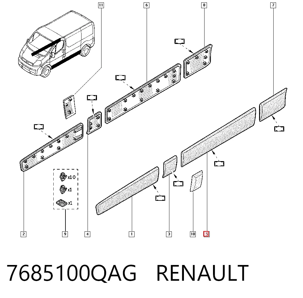 7685100QAG Renault (RVI)