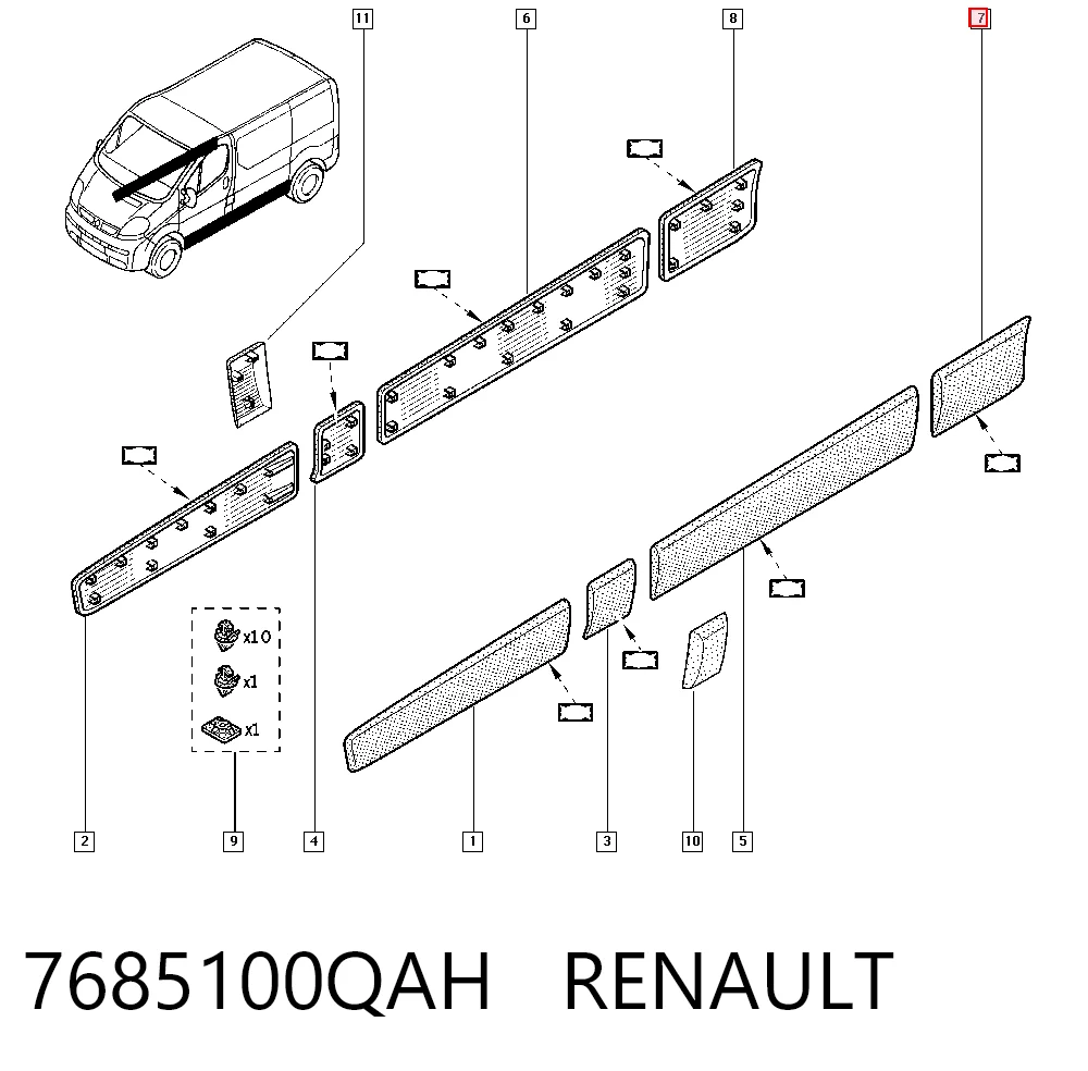 7685100QAH Renault (RVI)