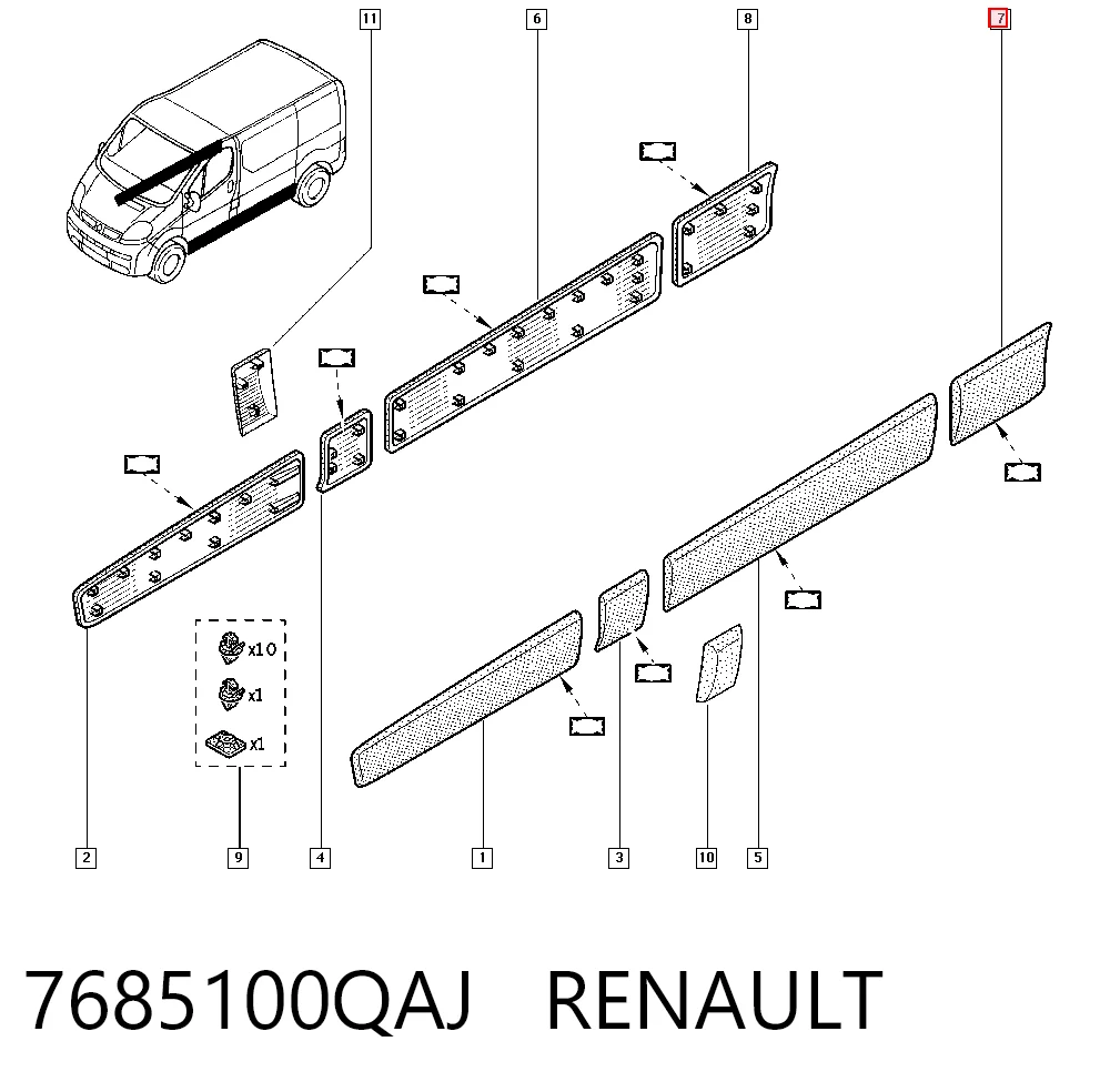 7685100QAJ Renault (RVI)