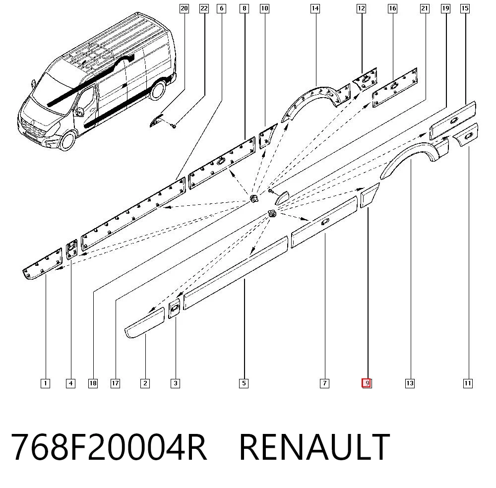 768F20004R Renault (RVI)