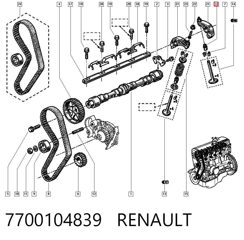 7700104839 Renault (RVI)