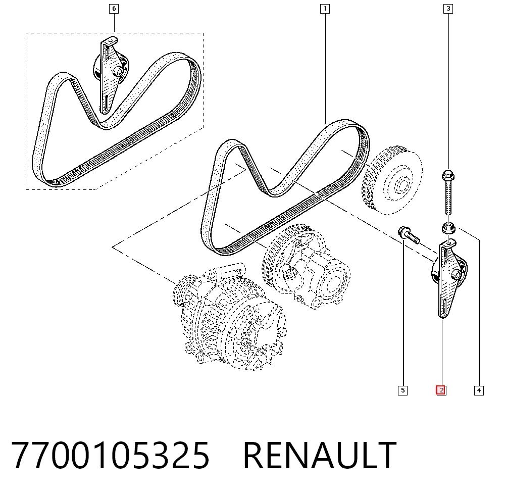 7700105325 Renault (RVI)