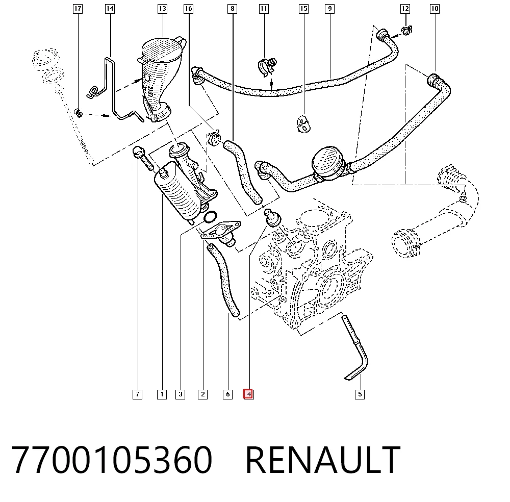 7700105360 Renault (RVI)