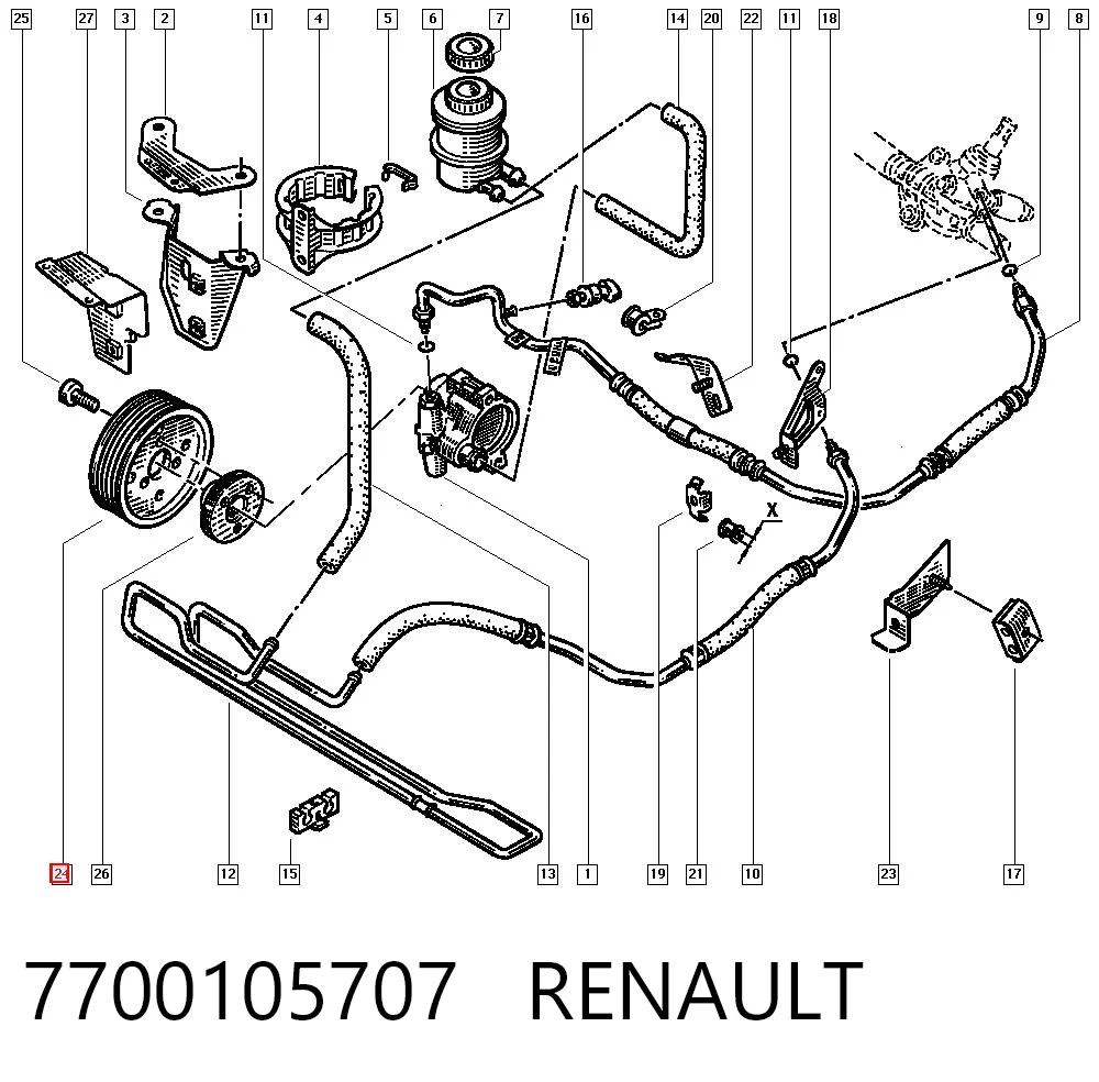 7700105707 Renault (RVI)