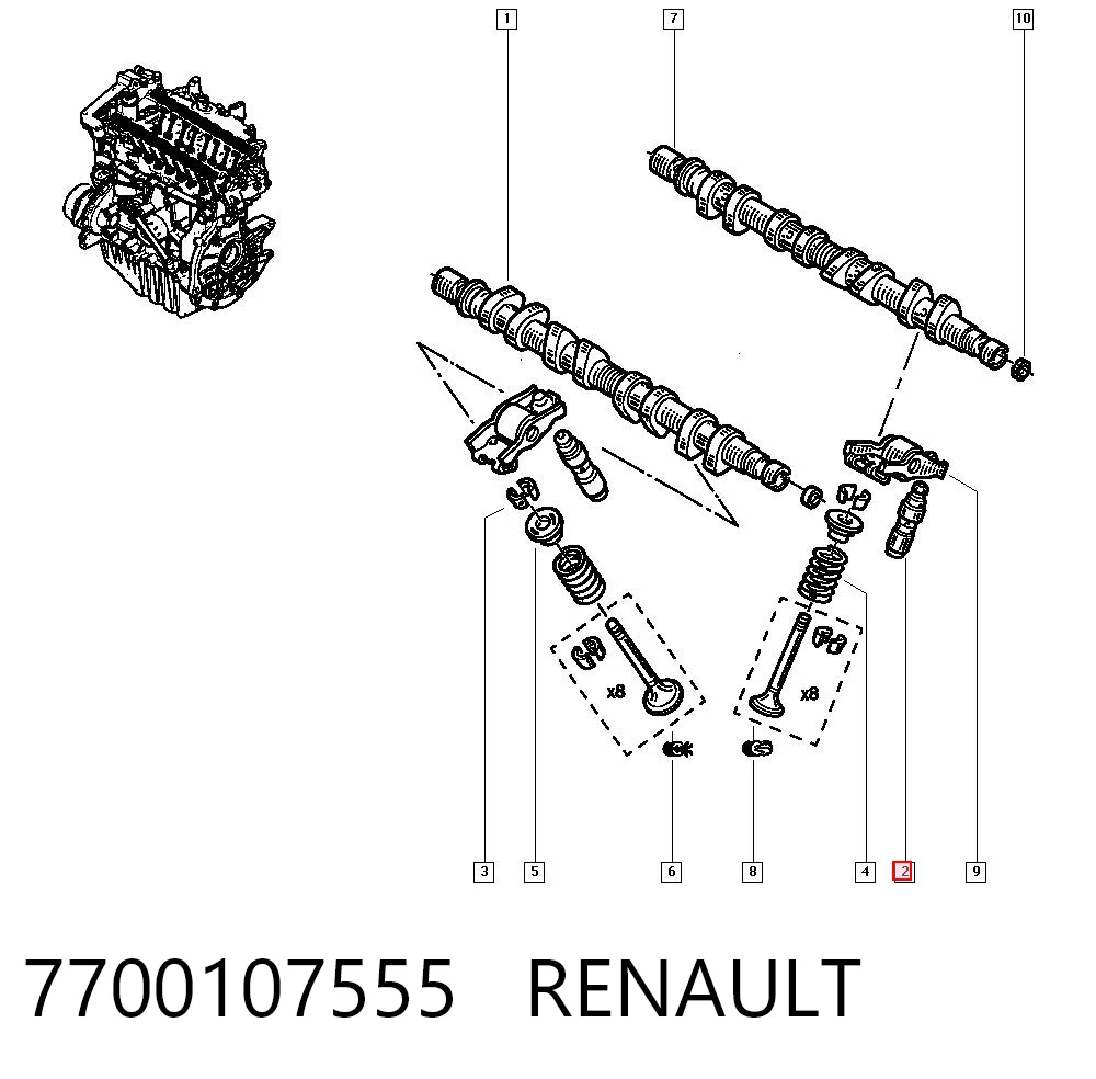 Taqués Renault Kangoo  (KC0, KC1)