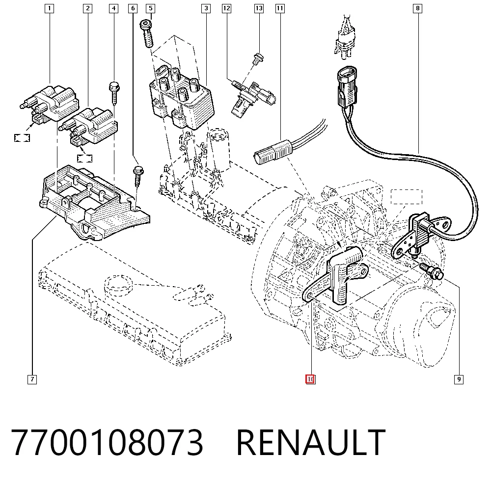 Comprar Sensor de cigüeñal Megane I EA0, EA1