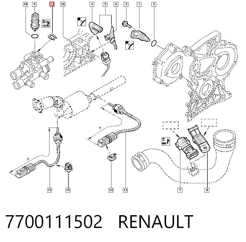 7700111502 Renault (RVI)