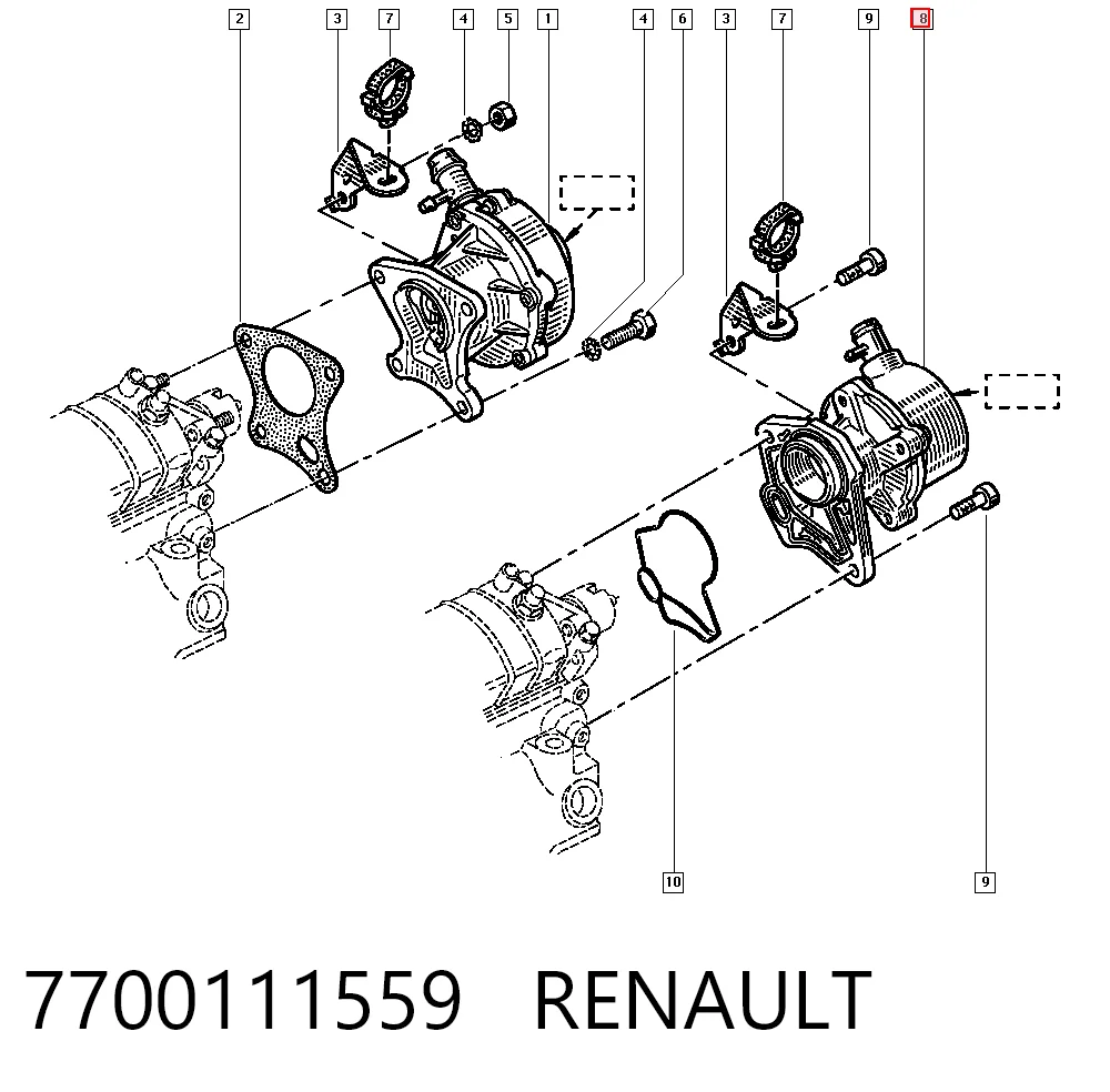  Bomba de vacío Renault Trafic 1