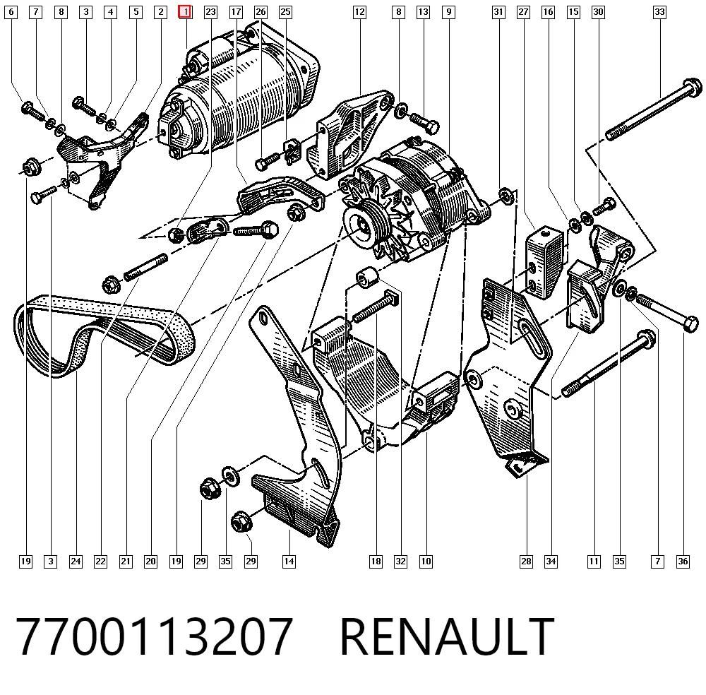 7700113207 Renault (RVI)