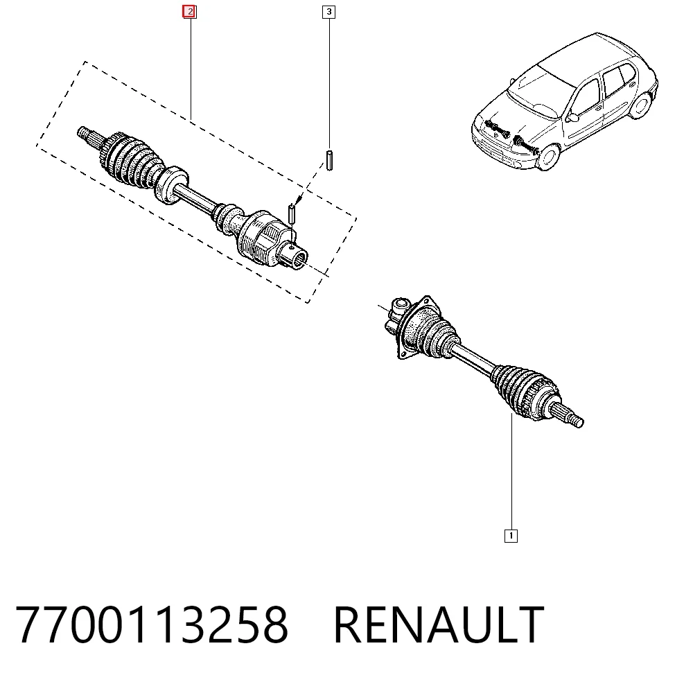 7700113258 Renault (RVI)