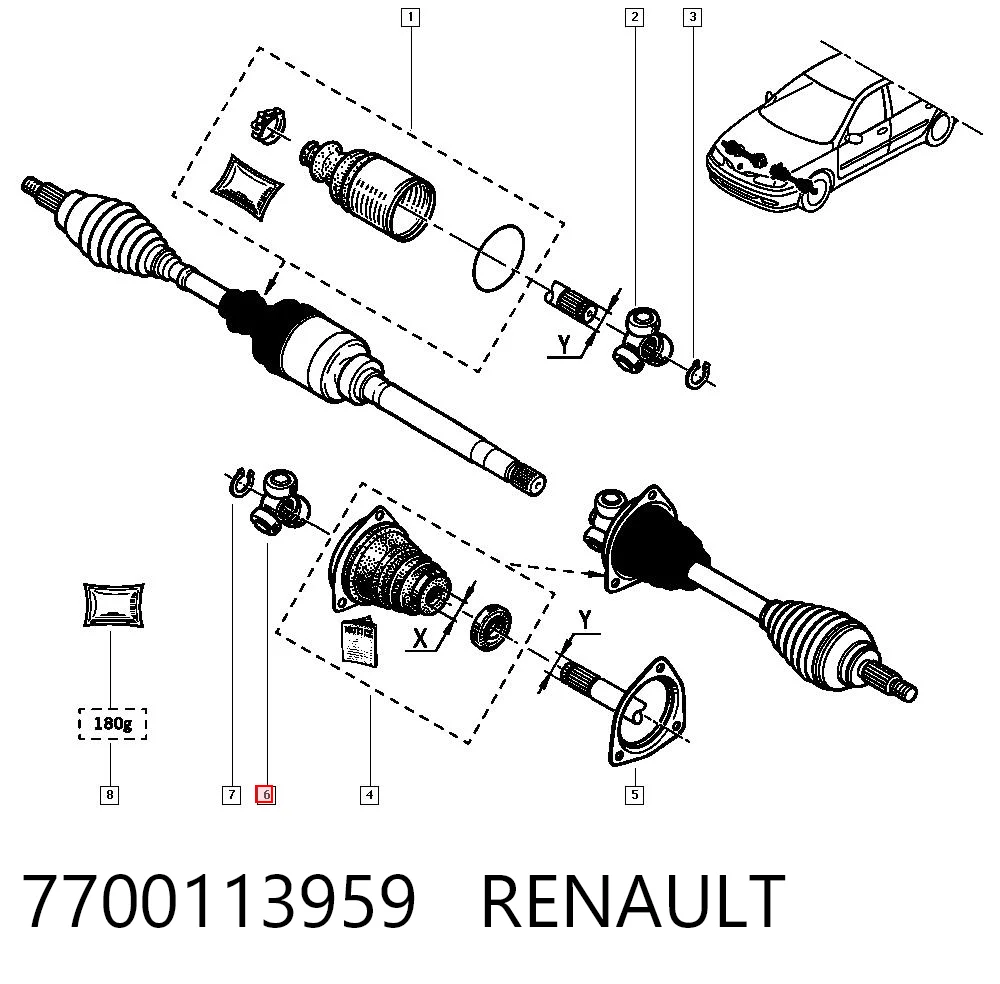 7700113959 Renault (RVI)