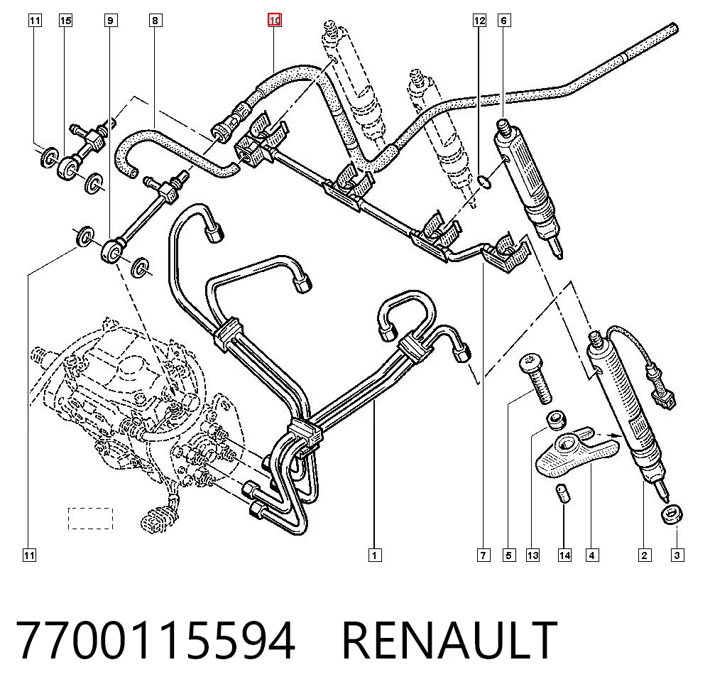 7700115594 Renault (RVI)