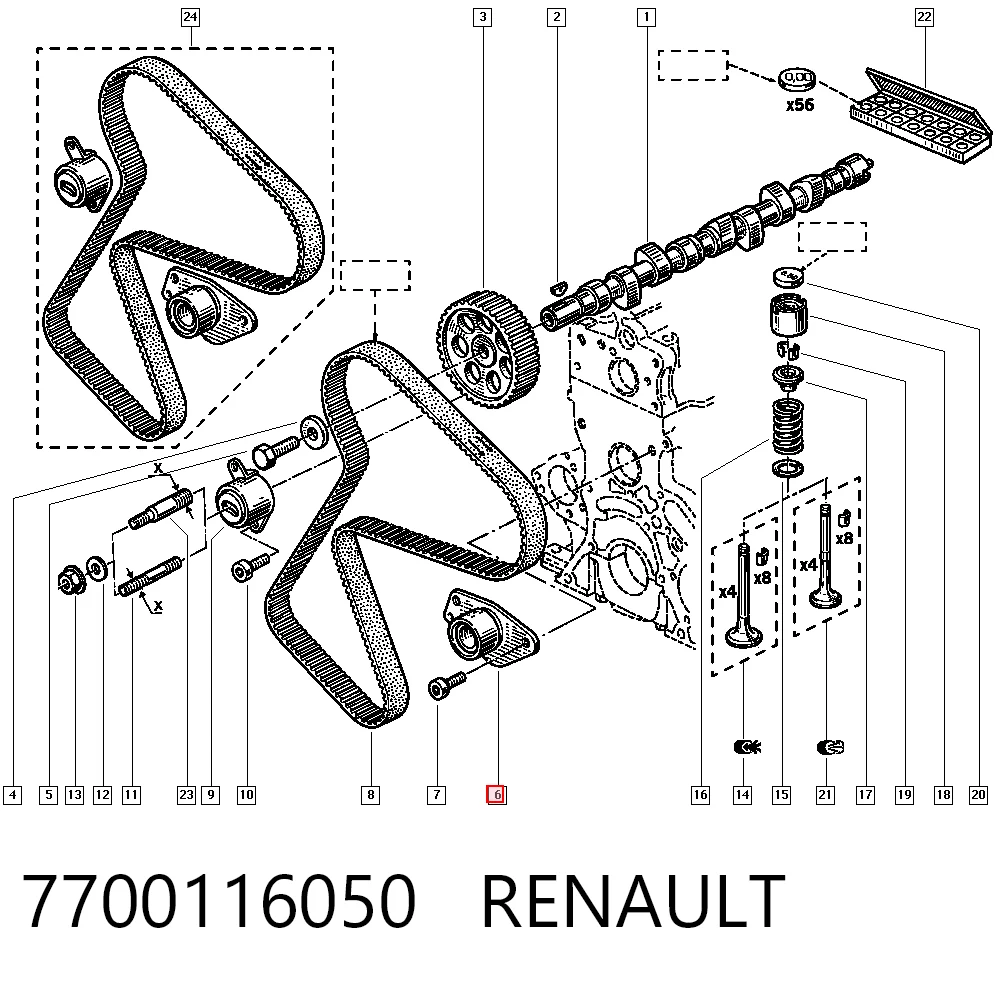 7700116050 Renault (RVI)